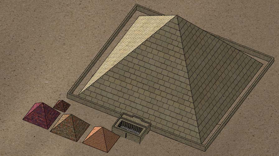 Комплекс пирамиды Хеопса.